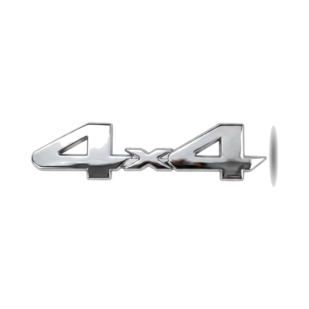 4x4 Metal Yazı Logo (Krom)