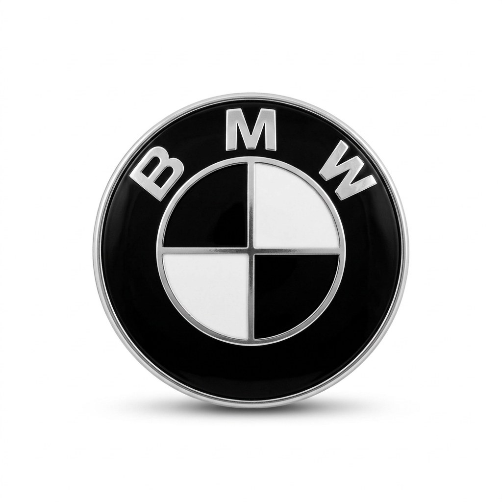 BMW (Siyah-Beyaz) Jant Göbeği / Logo