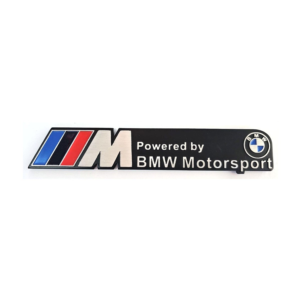 BMW M Powered by BMW Motorsport Yazı Logo (Siyah)
