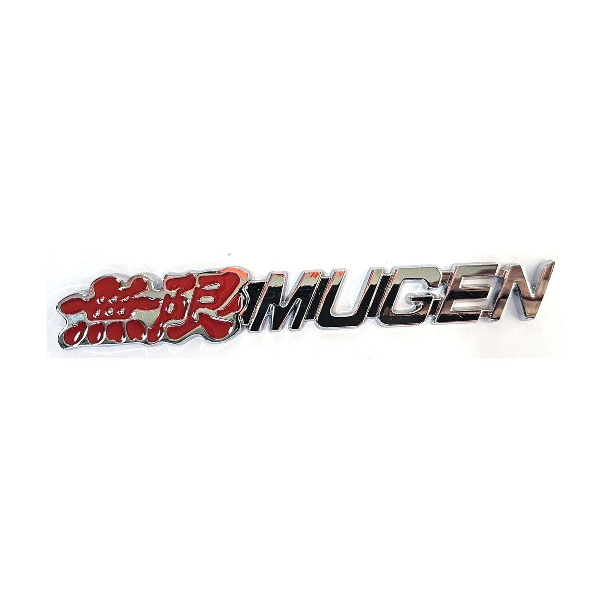 Mugen Yazı Logo (Kırmızı-Krom)